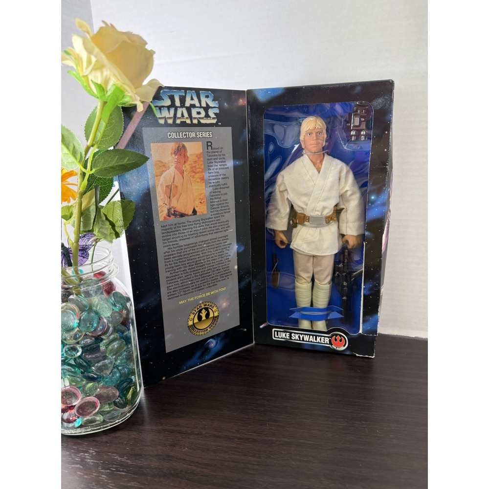 Luke Skywalker 1996 Star Wars Collector Series 12" Action Figure Doll VTG Kenner